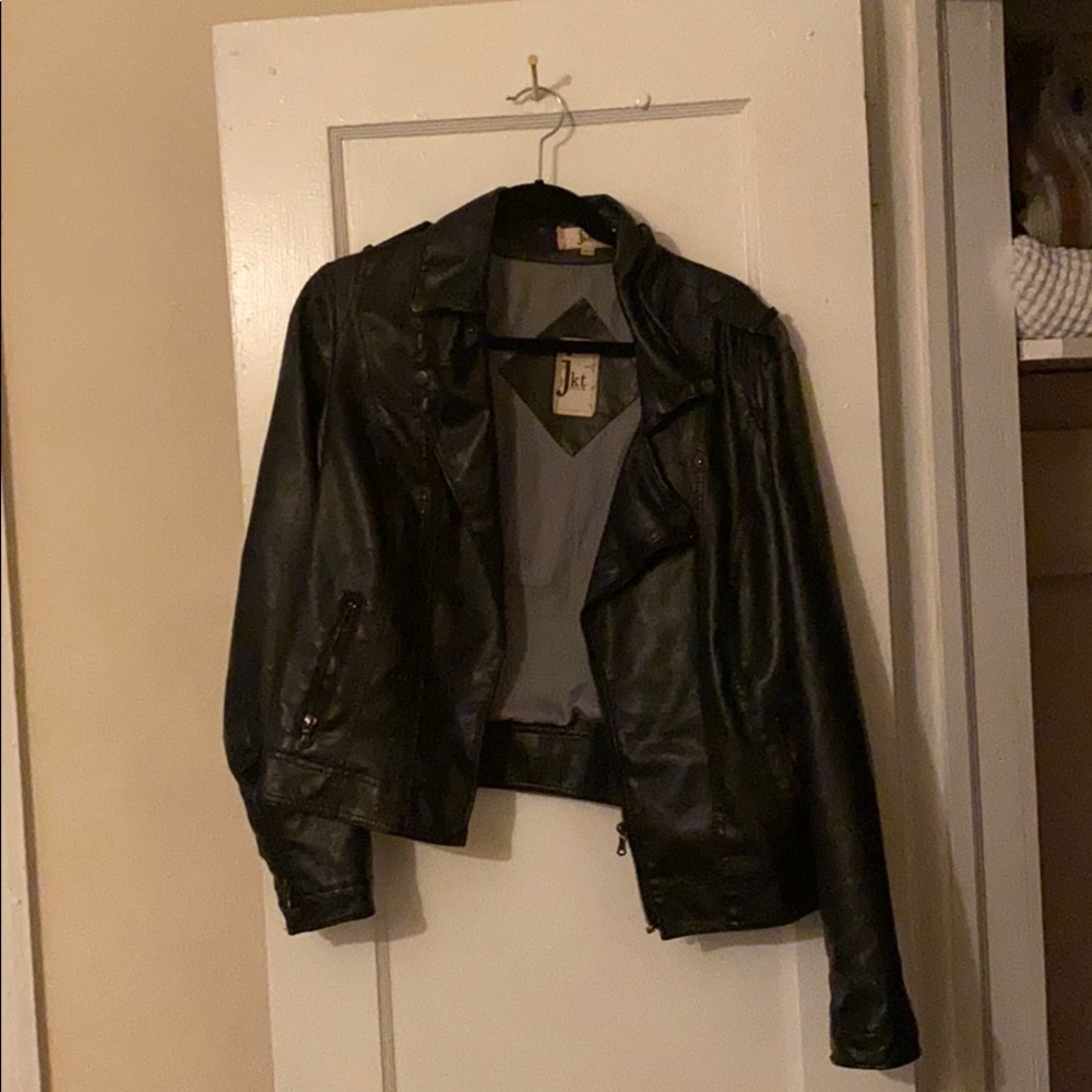 Vegan Leather Jacket from Anthro